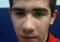 Buenos Aires, 18 de agosto de 2008. Retrato del boxeador Nicolas Ivan Rebequi, en el Almagro Boxing Club, categoria Welter Junior.