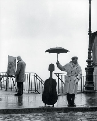 Musician in The Rain