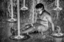 03-Quintana Fiore, Rosalba  - Refrescandose en la fuente - Monocromo - Aceptada